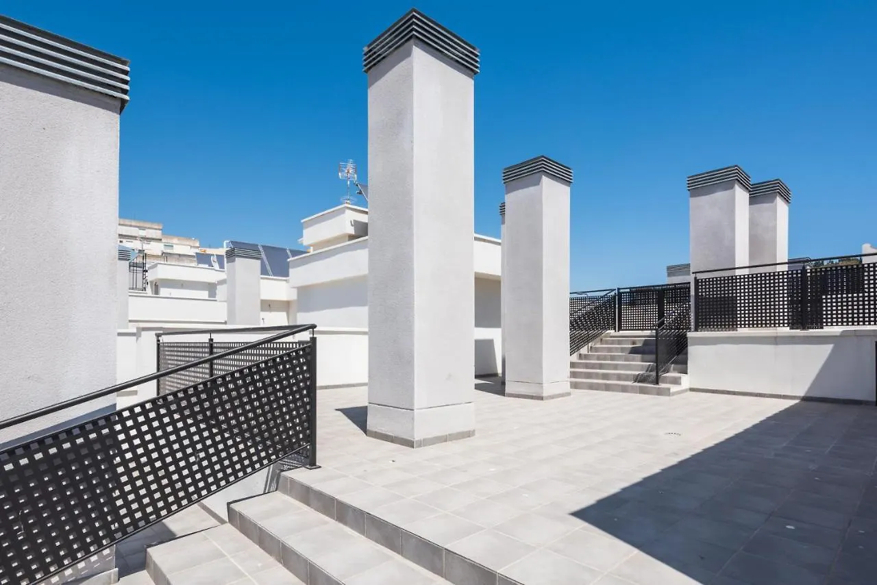 Atico Con Terraza Ac 1Hab En El Centro Y Piscina Comunitaria Lägenhet Málaga