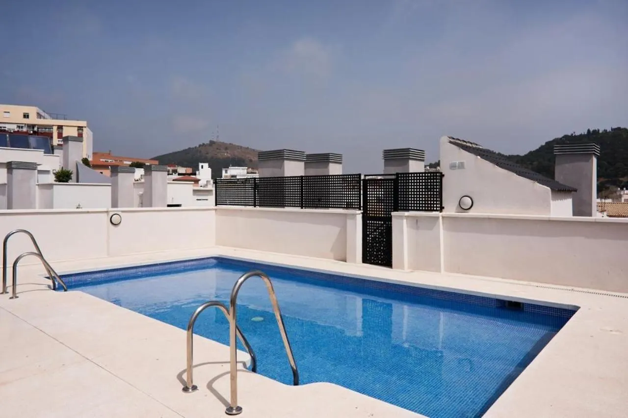 Atico Con Terraza Ac 1Hab En El Centro Y Piscina Comunitaria Lägenhet Málaga
